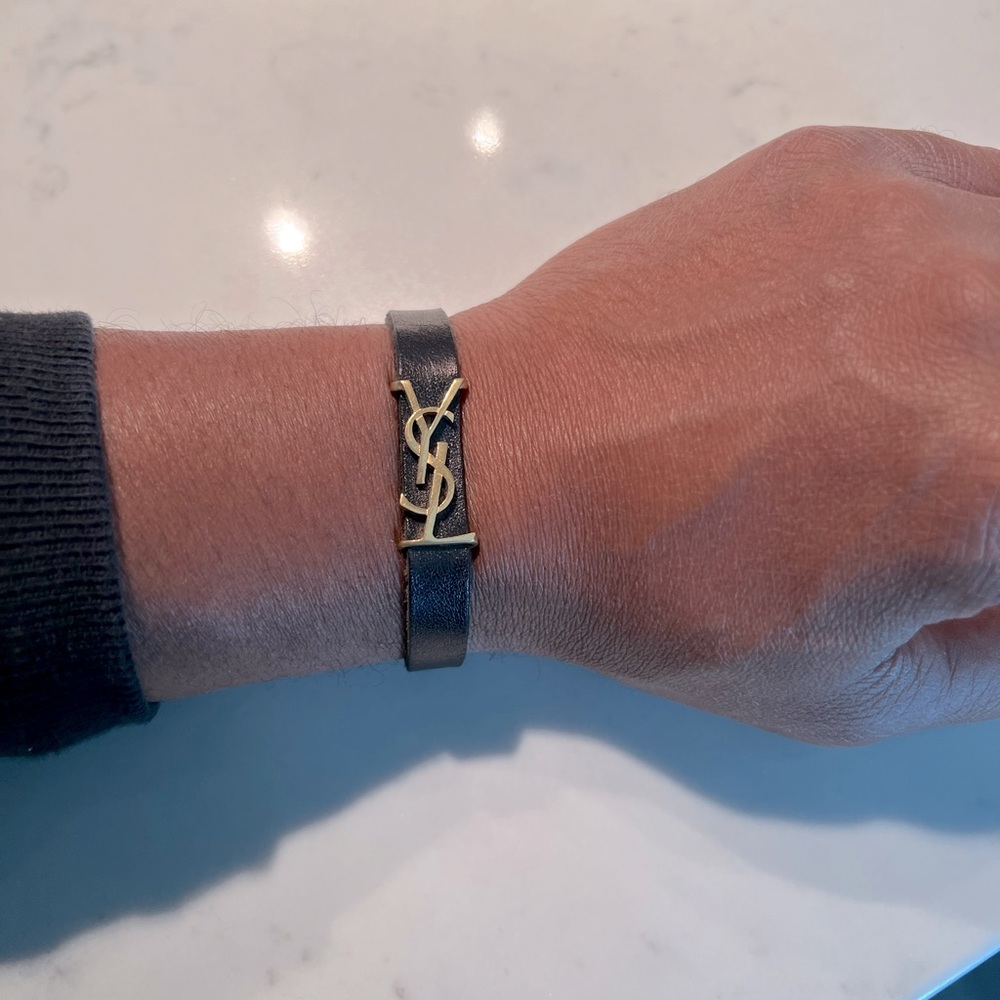 Saint Laurent Opyum Bracelet in leather